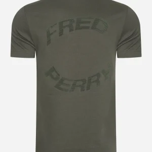 Warped graphic t-shirt - field green