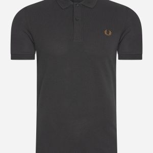 Plain fred perry shirt - anchorgrey