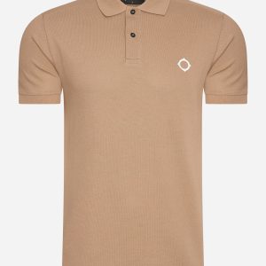 Ss pique polo - army brown