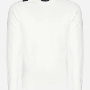 Core crew sweat - optic white