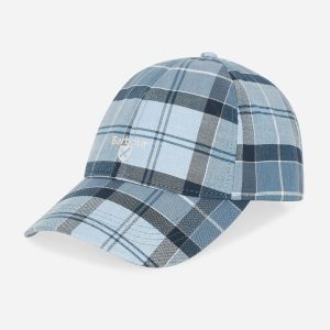 Tartan sports cap - berwick blue