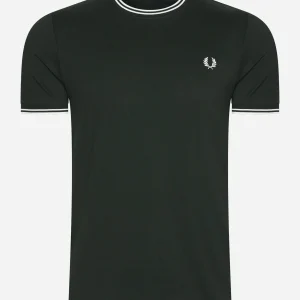 Twin tipped t-shirt - night green snow white