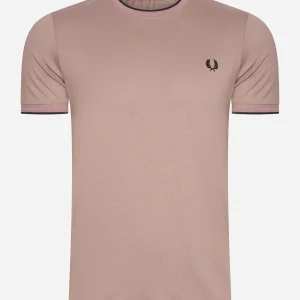 Twin tipped t-shirt - dark pink dustro black