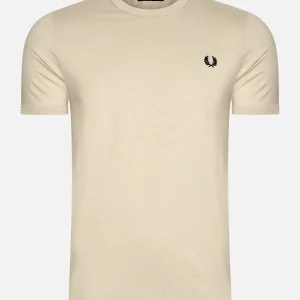 Ringer t-shirt - oatmeal black