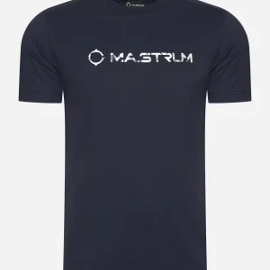 Cracked logo tee - ink navy