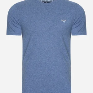 Tartan sports tee - chambray
