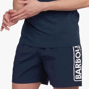 Large logo swim short- international navy