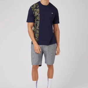 Camo print tee - marine