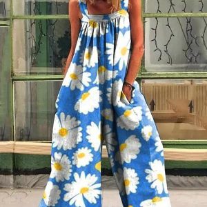 Mouwloze Bloemen Jumpsuit – Isabeau