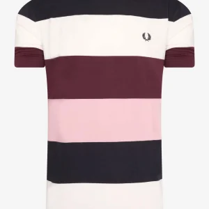 Bold stripe t-shirt - snow white