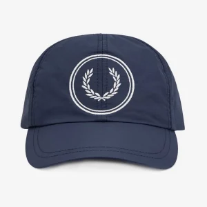 Circle branded ripstop cap - navy