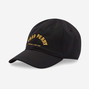 Arch branded tricot cap - black