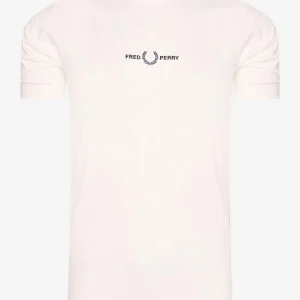 Embroidered t-shirt - snow white