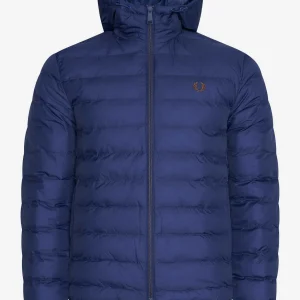 Hooded insulated jacket - french navy