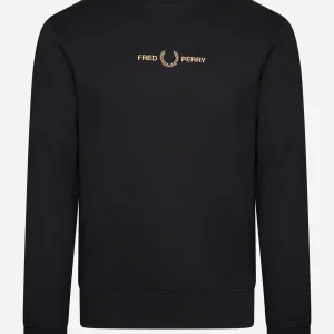 Graphic sweatshirt - black gold