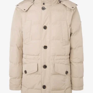 Long hooded puffer - rope