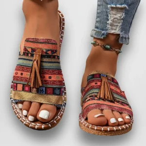 Boho-Franjesandalen