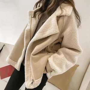 Vianne Pluchen Winterjas