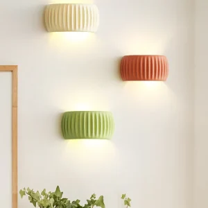 Minimalistische Terracotta Wandlamp