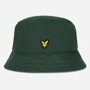 Cotton twill bucket hat - jade green