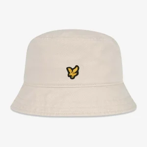 Cotton twill bucket hat - sesame