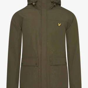 Hooded pocket jacket - trek green