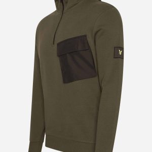 Pocket hoodie - olive