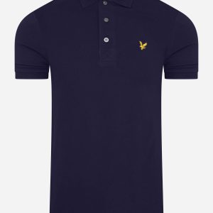 Slim stretch polo - navy
