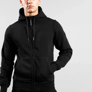 Siren full zip hood - black
