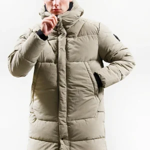 Linear bubble jacket - silverbirch