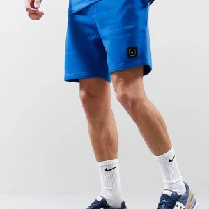 Siren fleece short - radial blue
