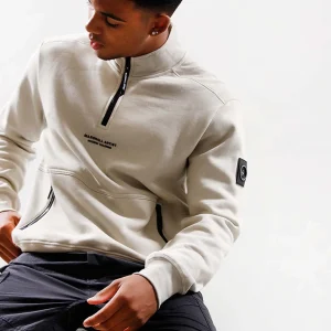 Siren 1/4 zip - stone