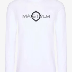LS logo print tee - optic white
