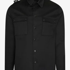 DH two pocket overshirt - jet black