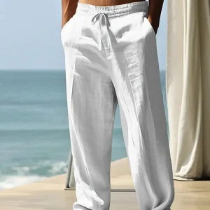 Casual Linnen Heren Broek – Matías