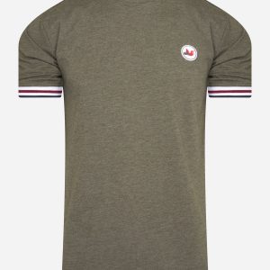 Tipped t-shirt - khaki