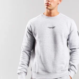 Siren crew sweat - grey marl