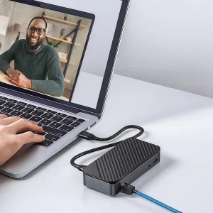 USB-C-Dockingstation met SSD-behuizing en Koelventilator – 10-in-1 Pro Hub