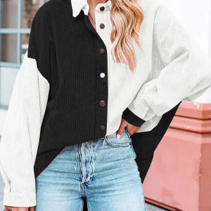 Corduroy Damesblouse voor Herfstdagen – Lotte